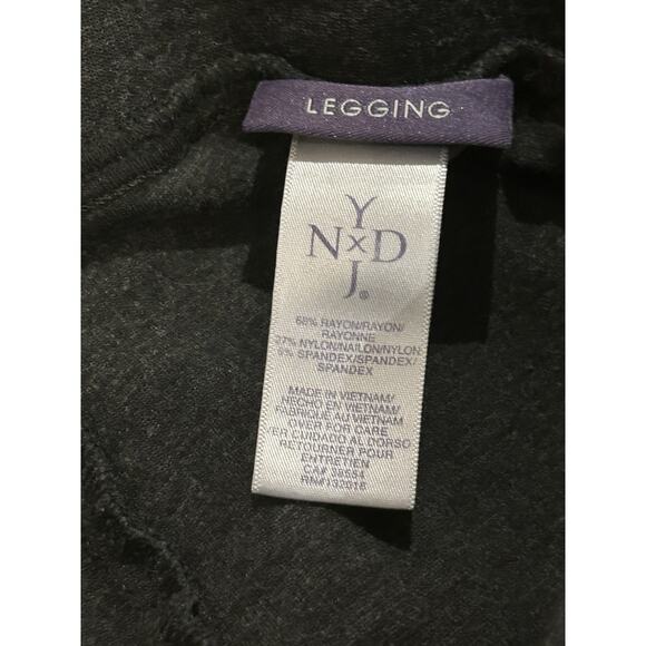 NYDJ Leggings Women's 12 Gray Black Liftxtuck Skinny Pull On Pants Office - Picture 4 of 5